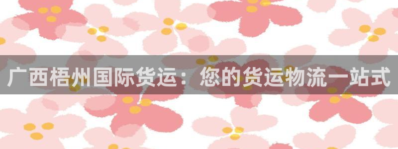 尊龙凯时 人生就是搏!平台：广西梧州国际货运：您的货运物